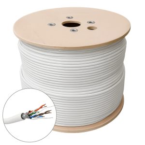 کابل شبکه 500 متری لگراند CAT5e مدل 032850 با شیلدینگ F/UTP و روکش LSZH