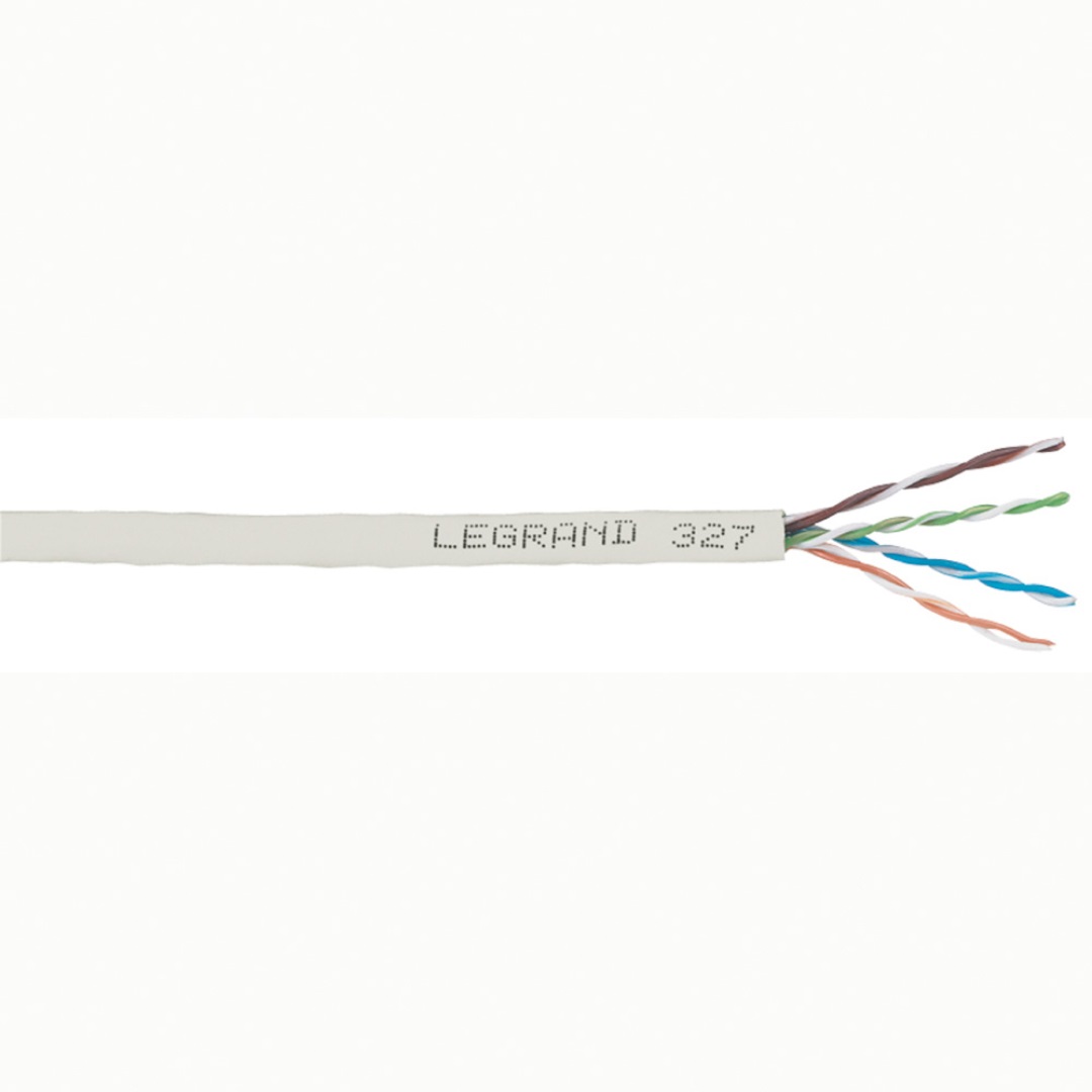 کابل شبکه 500 متری Legrand لگراند CAT5e با شیلدینگ U/UTP و روکش LSZH - مدل 032853 4 کابل شبکه 500 متری Legrand لگراند CAT5e با شیلدینگ U/UTP و روکش LSZH - مدل 032853