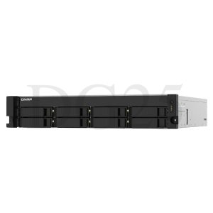 استوریج رکمونت QNAP TS-832PXU-RP-4G NAS Storage با 8 Bay و پاور Redundant برای سازمان‌ها