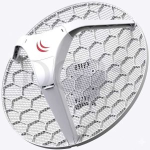 اکسس پوینت بی سیم میکروتیک MikroTik LHG 5 3Pack با آنتن گرید 24.5dBi مناسب لینک‌های وایرلس دوربرد